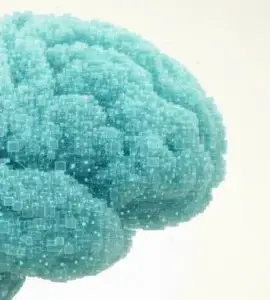 Brain Cloud Pixelated
