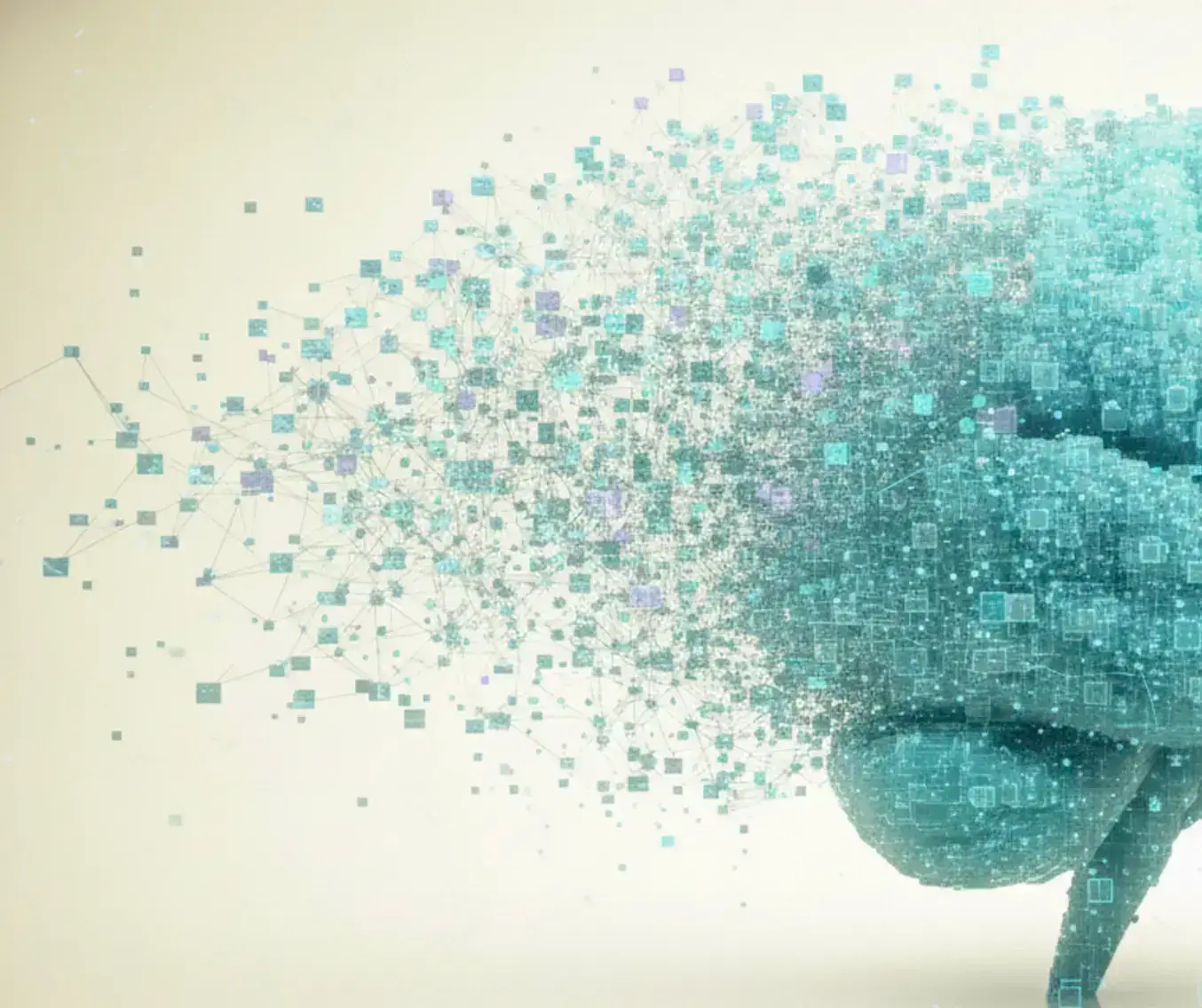 Brain Cloud Pixelated
